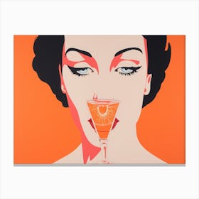 Orange Drink Canvas Print