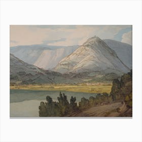 View Of A Lake Canvas Print