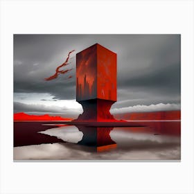 Red Tower Canvas Print