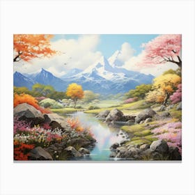 Mountain Stream Canvas Print