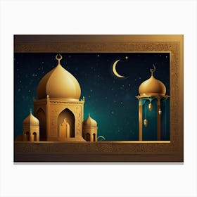 Ramadan Mosque Canvas Print