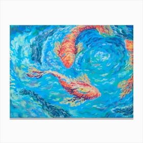 Koi Fish Canvas Print