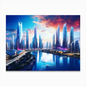 Night City Canvas Print