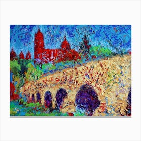 Salamanca Roman Bridge Canvas Print