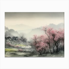 Chinese Cherry Blossoms 2 Canvas Print