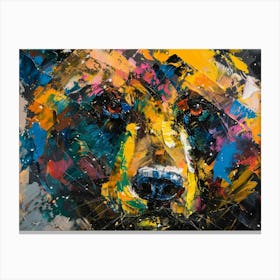 Bear Painting Canvas Print