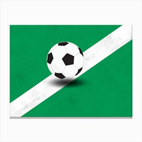 Soccer Ball in Canvas Print