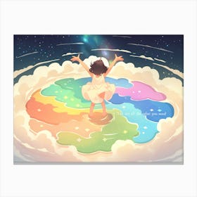 Rainbow Cloud 2 Canvas Print