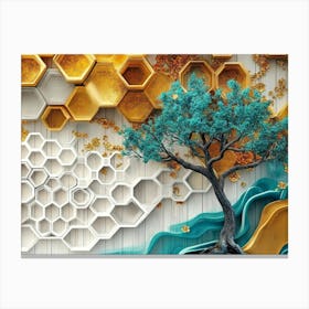 Beehive Wall Art 1 Canvas Print