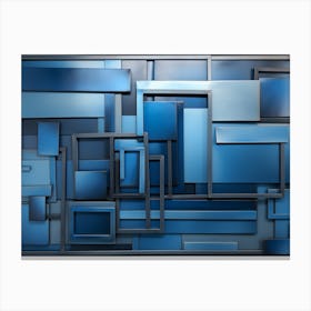 Blue Steel Canvas Print