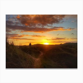 A welsh sunset Canvas Print