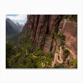 Trail To Angels Landing Zion Canvas Print