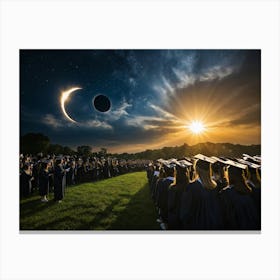 Graduation Ceremony Canvas Print