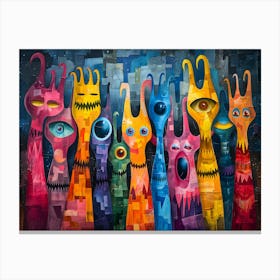 Weird People Canvas Print