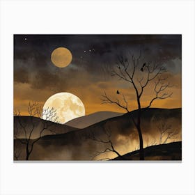 Full Moon In The Sky 4 Toile