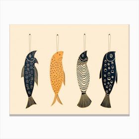Fish Ornaments 1 Canvas Print
