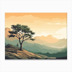 Landscape Painting Canvas Print