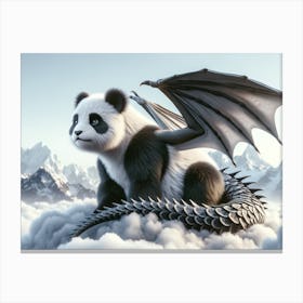 Panda-Dragon Fantasy 1 Canvas Print