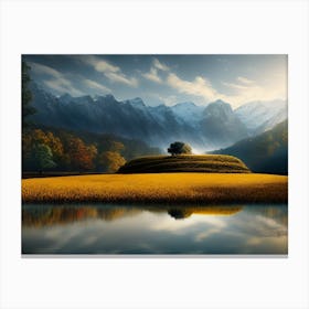 Mountain Landscape 8 Canvas Print