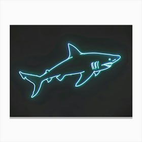 Neon Isistius Genus Shark 5 Canvas Print