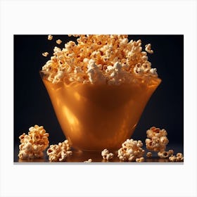 Caramel Popcorn Canvas Print