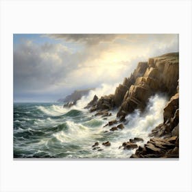 Stormy Seas 5 Canvas Print