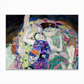 Gustac Klimt Kiss Canvas Print