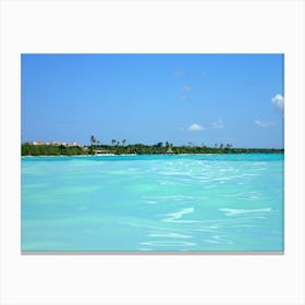 Blue Water In The Ocean Canvas Print
