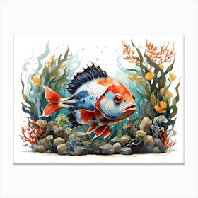 Koi Fish Canvas Print