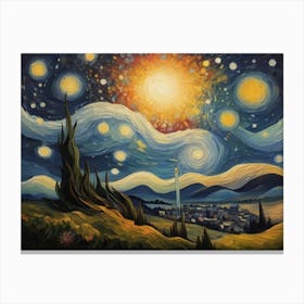 Starry Night 86 Canvas Print