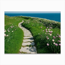 Ocean View Path Canvas Print