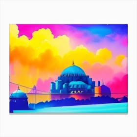 Cloudy day Canvas Print