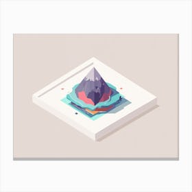 Isometric Painting Canvas Print