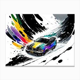 Car Painting 2 Canvas Print