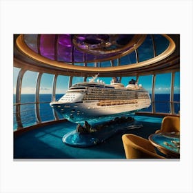 Default Experience The Opulence Of A Luxury Cruise Ship In A B 3 Canvas Print