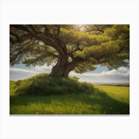 Old Oak Tree 2 Canvas Print