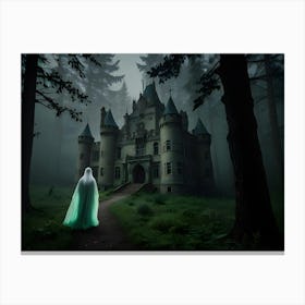 Ghost In The Forest Canvas Print