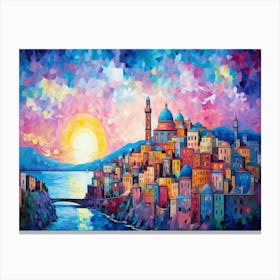 Sunset City Canvas Print