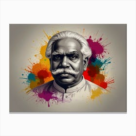 Indian Politician Canvas Print