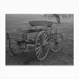 Untitled Photo, Possibly Related To A Democrat Wagon On William Walling Farm Near Anthon, Iowa By Russell Lee Canvas Print