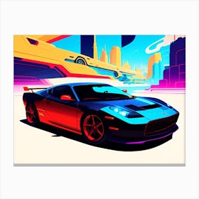 Futuristic Car 46 Canvas Print