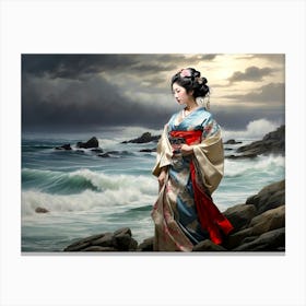 Geisha 1 Canvas Print