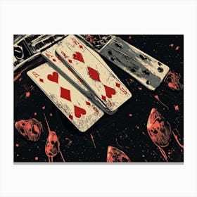 Playing Cards Canvas Print