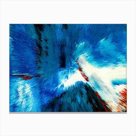 Acrylic Extruded Painting 28 Canvas Print