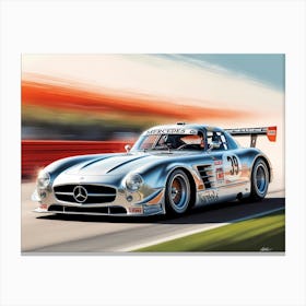 Mercedes Sls Gt Canvas Print