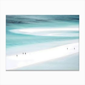 White Sand Beach 2 Canvas Print