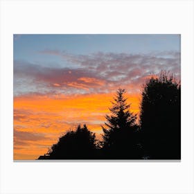 Sunset Stock Videos & Royalty-Free Footage Canvas Print