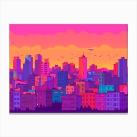 Bucharest Skyline Canvas Print