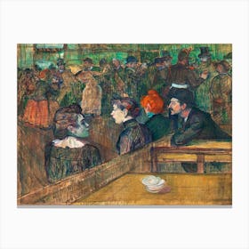 Moulin De La Galette (1889), Henri de Toulouse-Lautrec Canvas Print