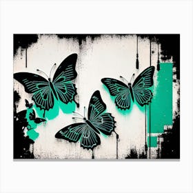 Three Butterflies Canvas Print